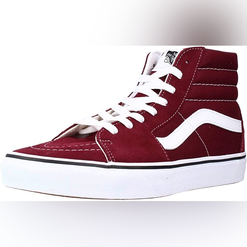 Vans Sk8-Hi Port Royale/True White Mens Size 9.0 high top skate shoes